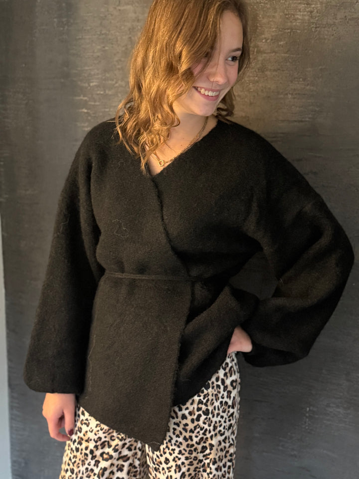 Pull cache cœur Sylvia