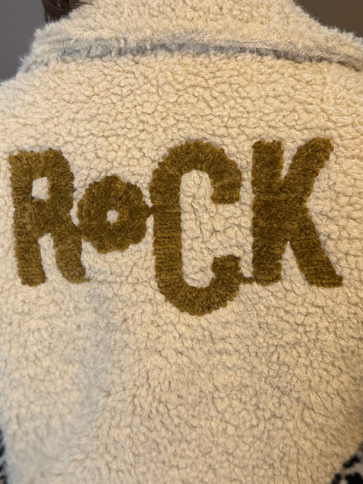 🧥✨ Gilet sans manches bouclette “ROCK” femme (beige • camel • chocolat)