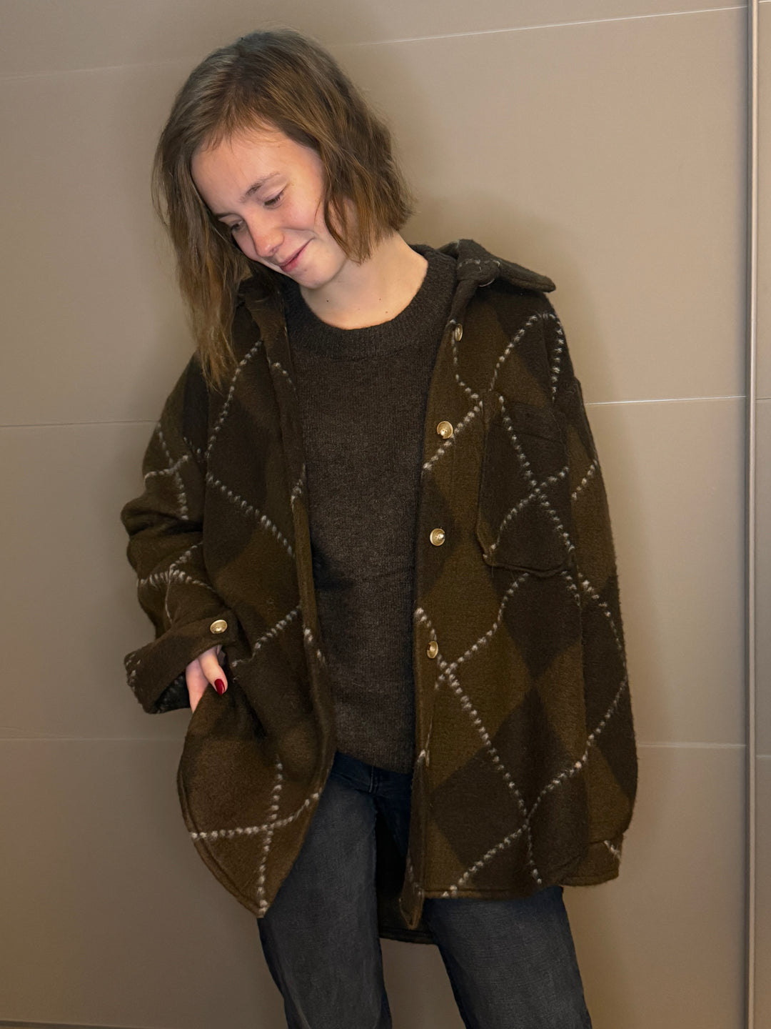 🤎 SURCHEMISE À CARREAUX – CHALEUR & STYLE