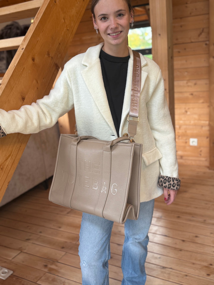 Sac Astrid beige L