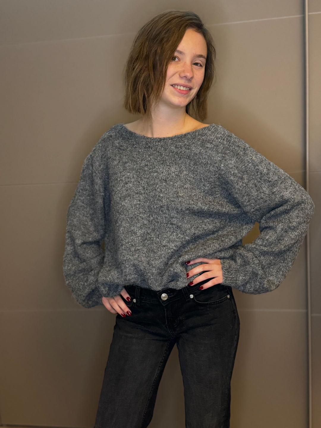 🧶 Pull “Nœuds Pailletés” Gabriela