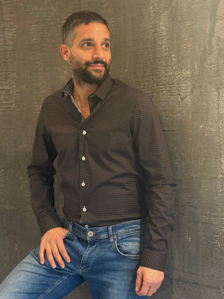 👔 Chemise André – Modernité & Élégance Noire