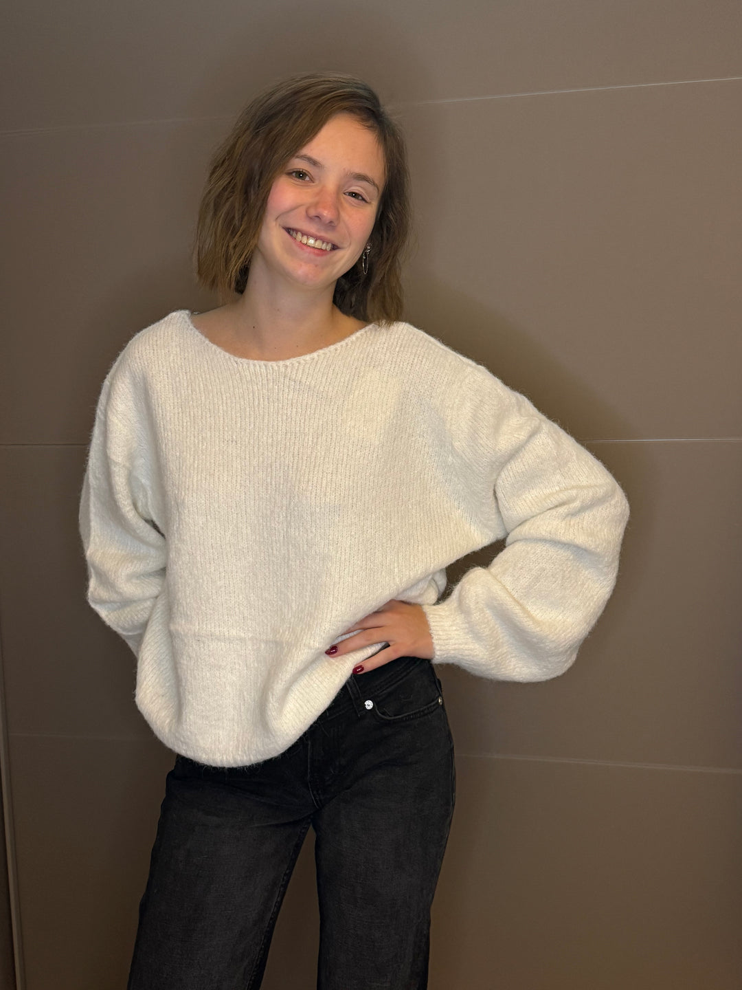 🧶 Pull “Nœuds Pailletés” Gabriela