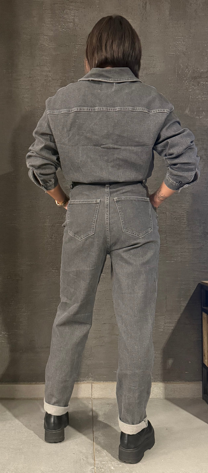 Combinaison en jean “Nath” – Moderne, audacieuse et ultra tendance 💥